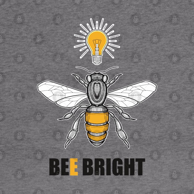 bee bright honey bee lightbulb by weilertsen